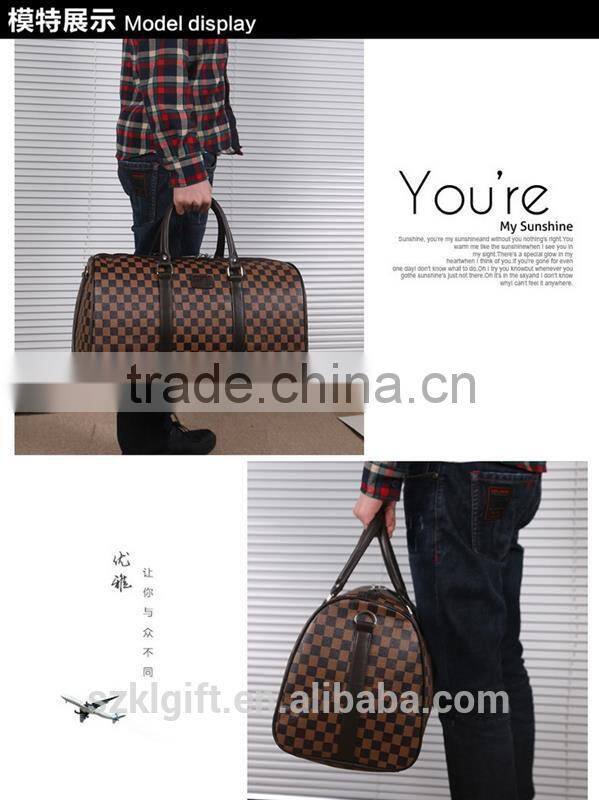 Plastic mens travel bag made in China