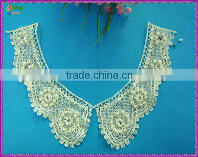 2016 Dresses guipure lace Textile Embroidered cotton lace collar trim