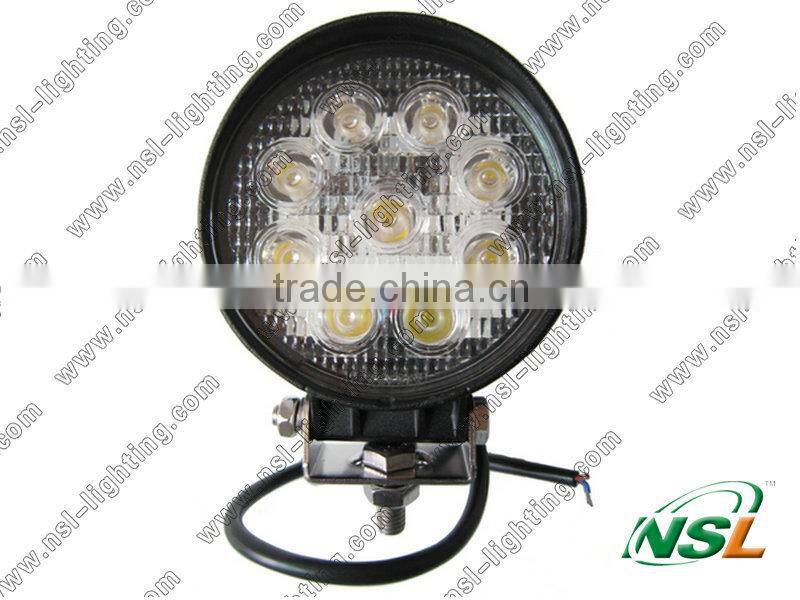 HOT Sale 27W 12V 24V FLOOD Driving LED Work Light Offroad 4x4 Camping 4WD SUV Car Boat