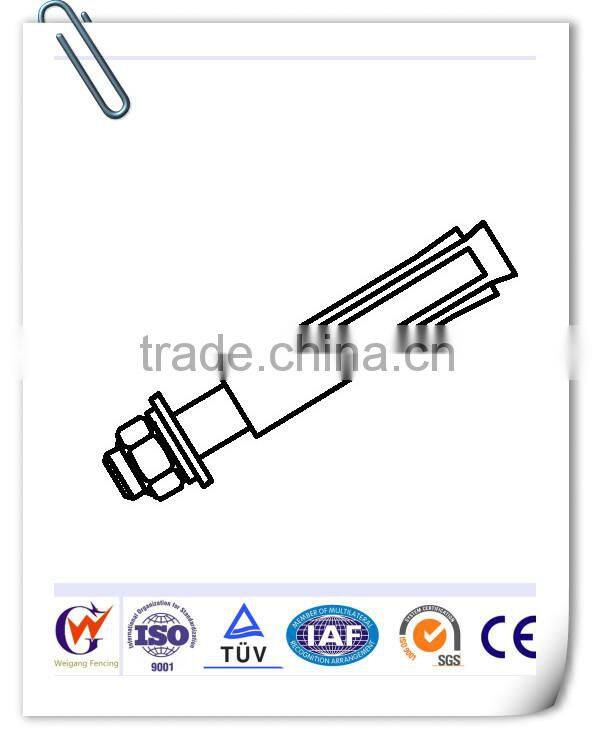 Supply guardrail standard galvanized bolt