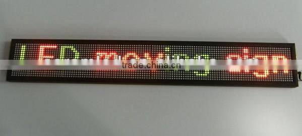 Digital advertising light weight rolling message led taxi board