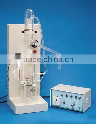 Quartz Distillation with Borosilicate Condenser