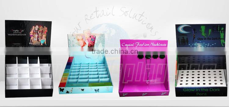 Popular printed Custom Cardboard Counter Display
