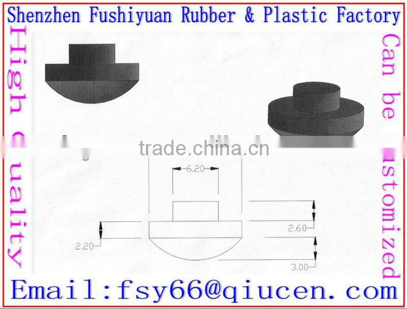 6mm rubber tips rubber stopper silicone rubber waterproof dustproof hole plug