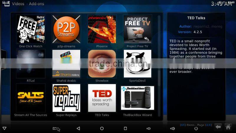 Bluetooth4.0 Media Player Android TV Box AmlogicS905 OTT Smart TV Box