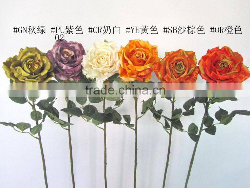 artificial flower large rose autumn style YL515-2