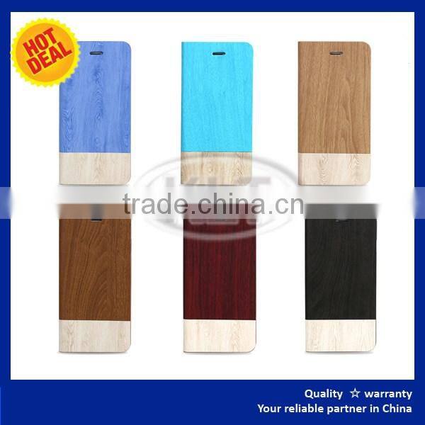 Full grain leather mobile case for Samsung S7,Custom grain with wallet stand flip PU leather phone Case Cover