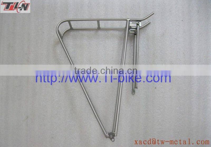 XACD design high quality bike rear rack customed bike luggage rack capacity 25ke titanium bicycle rear rack