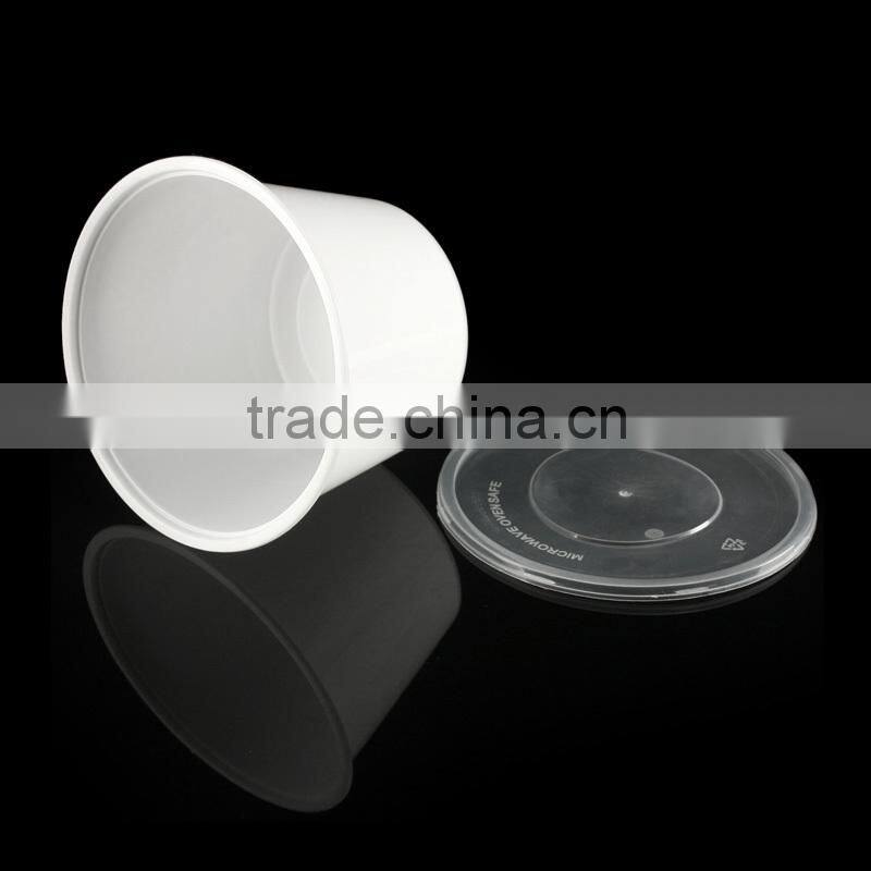 Disposable plastic bowl with lid soup Porridge plastic container 1500ml