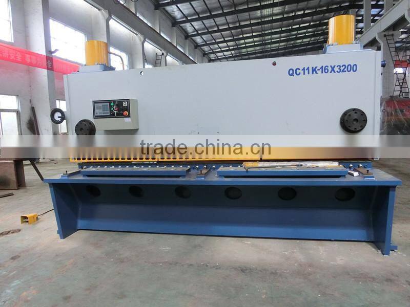 qc11k-8*3200 e20s controller shear/guillotine hydraulic shearing machine