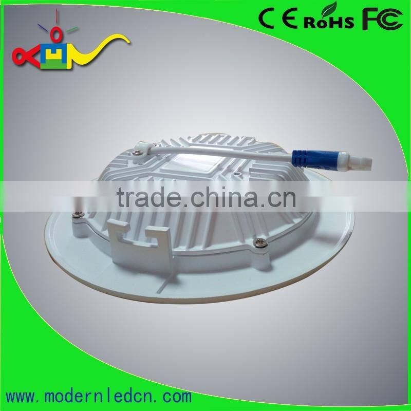 100lm per watt Direct emitting round led panel light ra 80 pf 0.95