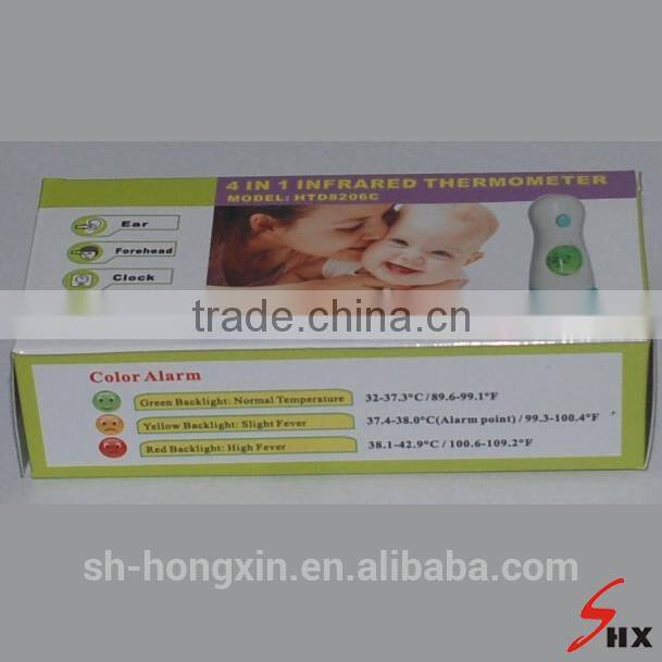 Three color back light clock, body and ambient temperature, wide range 0-100C