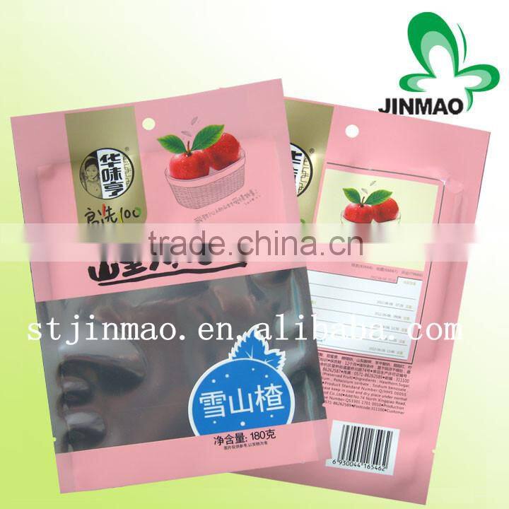 Plastic custom printed food packaging