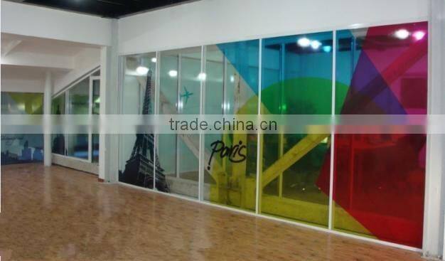 Hot Sale PVC Transparent Self Adhesive Vinyl, Solvent Clear Vinyl PVC thickness 80-100micron(including glue) 36"/42"/50"/54"/60"