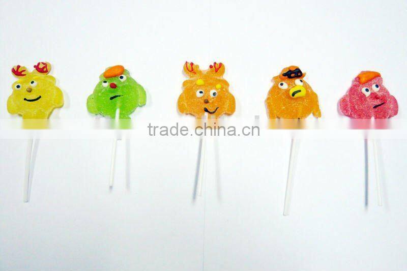 bear shape /animal shape jelly lollipop candy
