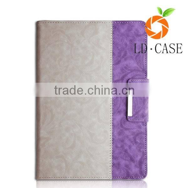 factory wholesale 360 Degree Smart Slim Leather Tablet Cover Case For Ipad with auto mangent