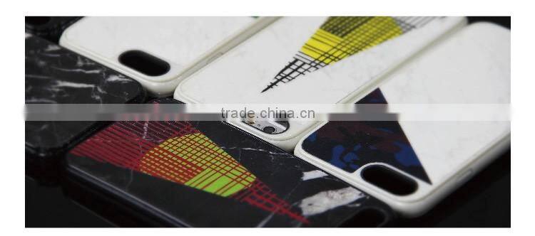 2016 unique Stone painting pattern 3D cell phone case for iphone 6 4.7" with factory price genuine marble covers