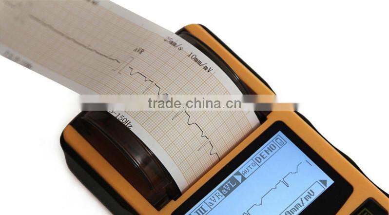 Digital 1-channel Handheld Electrocardiograph ECG EKG machine