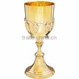 BPA FREE 100% PURE COPPER WINE GOBLET GLASSES, EMBOSSED DESIGN SOLID COPPER MARTINI