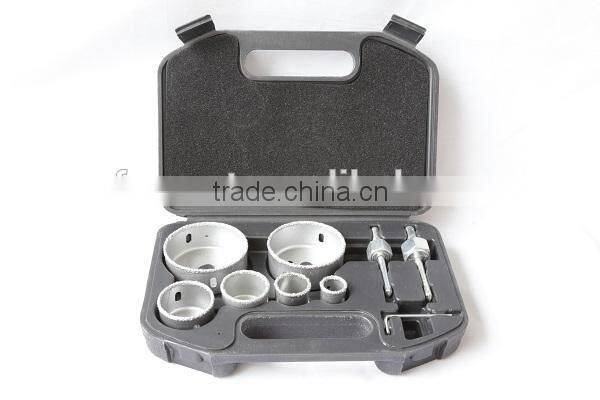 8pc Carbide Coated Hole Saw Set