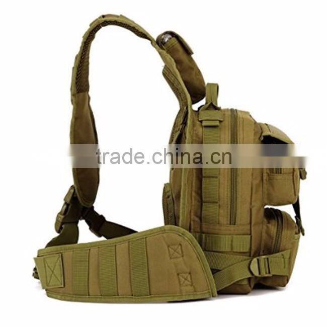 Wholesale promotional 600D nylon & canvas sling bag