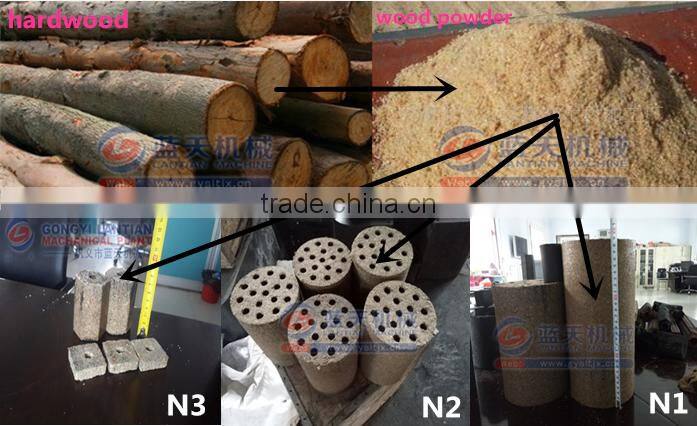 High Performing Timber Charcoal Briquette Machine Fire Wood Briquette Making Machine