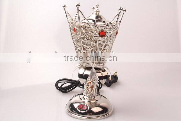 ARAB HOME/OFFICE ANTIQUE ELECTRIC INCENSE CENSER IN METAL CRAFTS