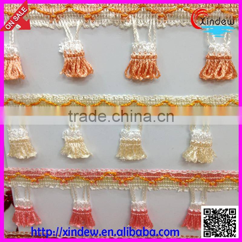 Wholesale curtain Tassel Fringe and Trimming