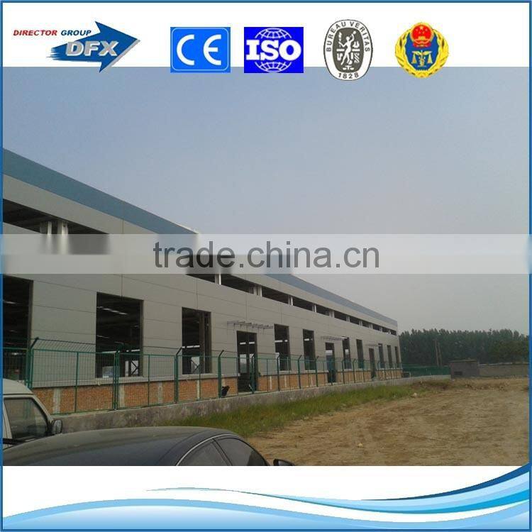 high level steel structure fabrication workshop layout