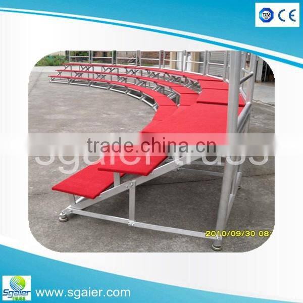 folding portable stairs choral risers