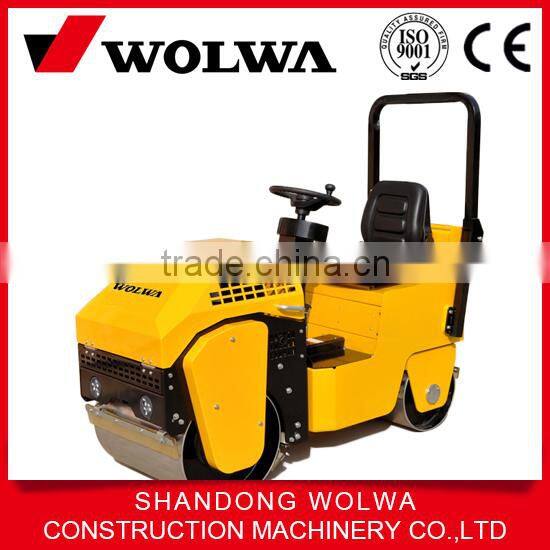 2 ton drive on tandem vibrating road roller