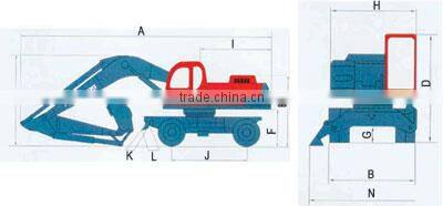20ton Wheeled Excavator JYL210E