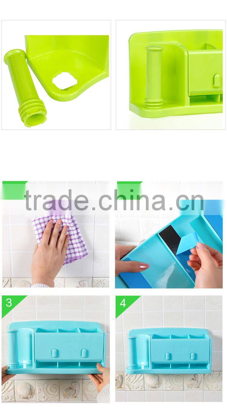 Kitchen bathroom Brush tableware toilet paper Holder sticker Base