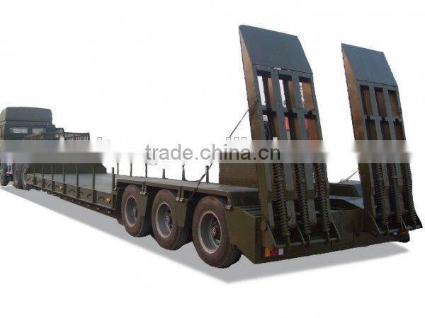 Heavy Duty 40 tons-120 tons Lowbed Cargo Utility Truck Trailer/Semi Trailer