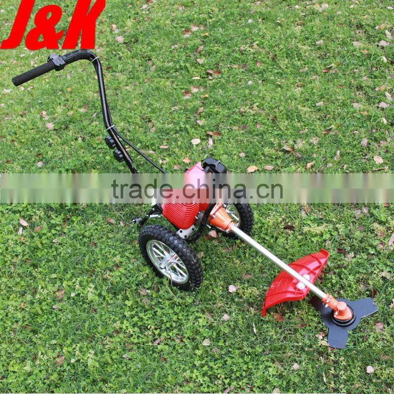 1E44F 51.7CC 2 STROKE Hand Push - Type mini Rice Corn Harvester with Wheel