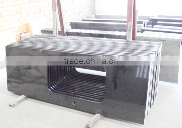 Absolute black granite countertop
