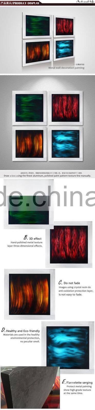 Metal Wall Art Aluminum Painting Home Decor Wall Decor Acrylic Painting