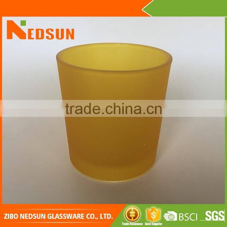 Hot selling colorful fashion candle jar