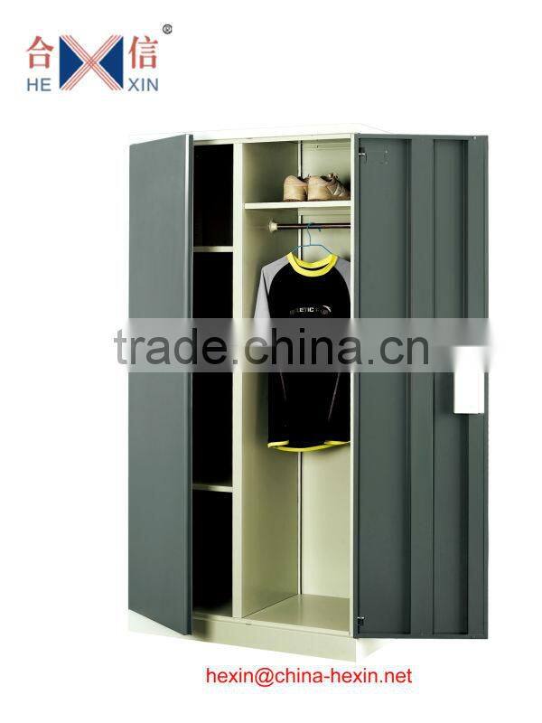 Metal Ventilated Wardrobe,clothing storage cabinet,home furniture