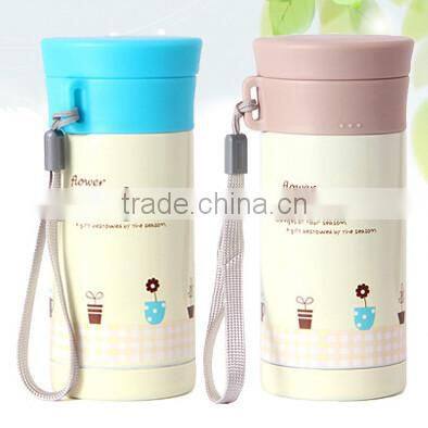 Supply Creative fashion portable stainless steel thermos cup / cold reserving cup (250ml)