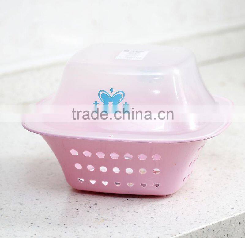 PP Double drop of fruit and vegetable basket