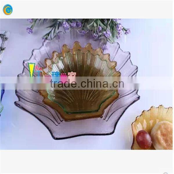 Small Square Glass Plate with Strawberry Decal