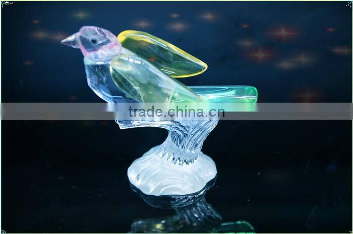 Colorful crystal bird model gift glass anniversary gift/crystal giveaway gift