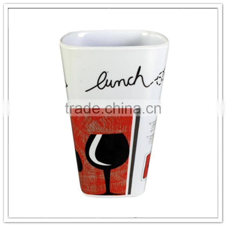 new products 2016 happy birthday tumble coffee mug melamine plastic magic tea cup with handle