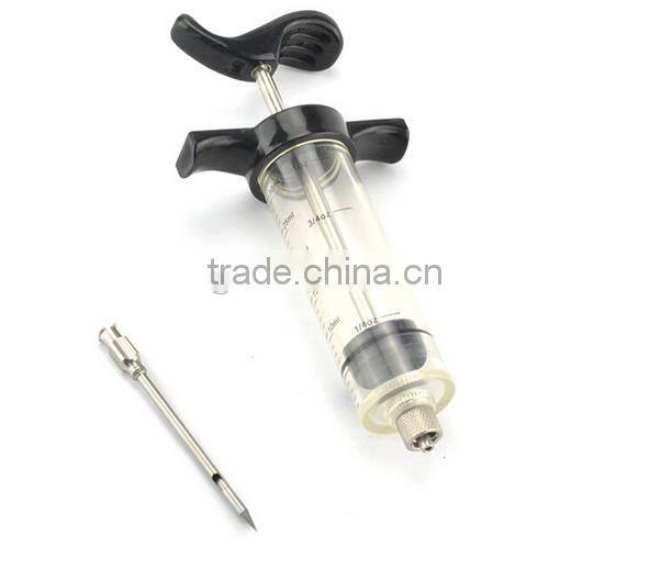 BBQ cooking condiment syringe fot turckey