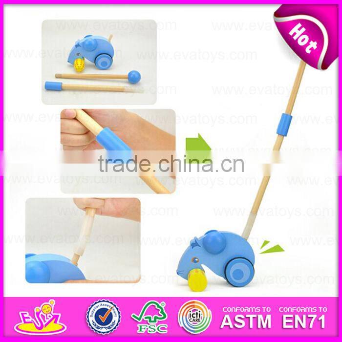 2015 hot sale push toy,new fashion animal push toy,high quality plush and push toy W05A006