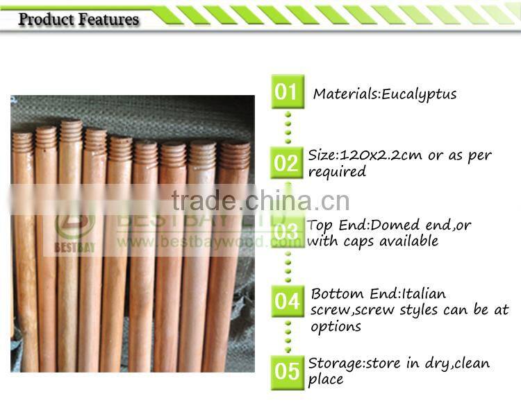wooden broom stick for sale pvc coated Chinese broom stick