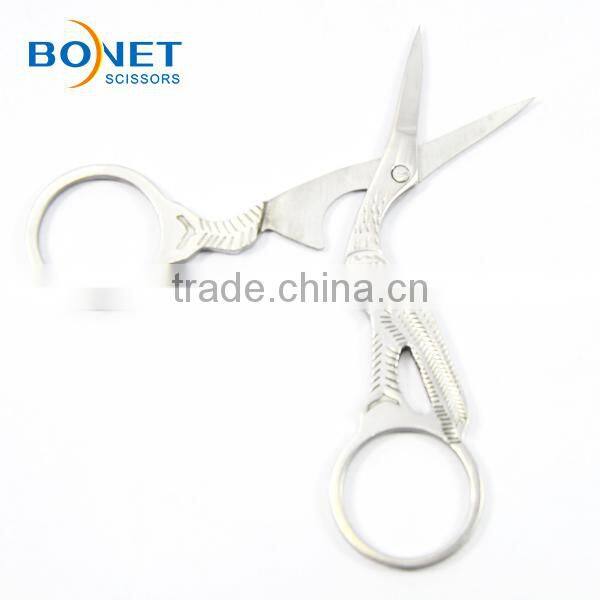 SEM0001S CE Certificated 3-5/8" Professional fully S/S mini thread stork scissors