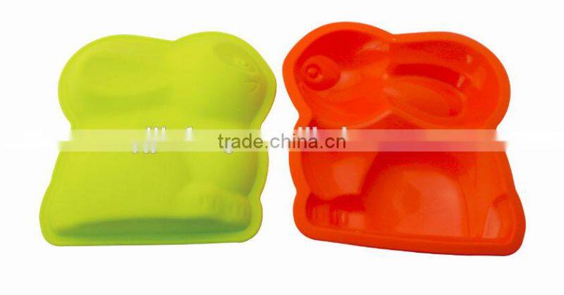 Silicone Baking pans in rabbit shape/Silicone Cake Moulds cake pan