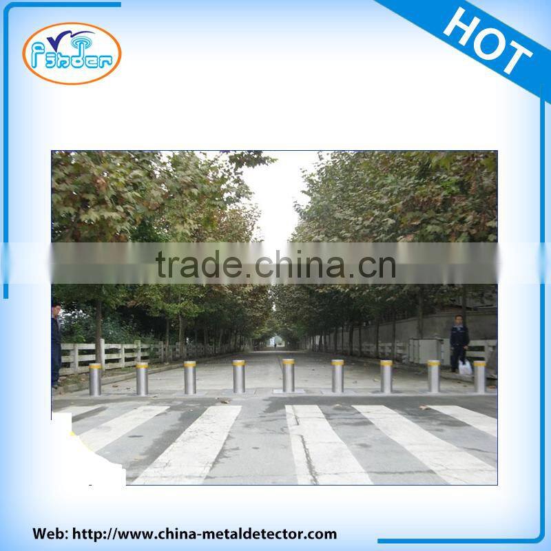 Full Automatic electric parking rising bollards/Anti-terrorist car block automatic rising bollard